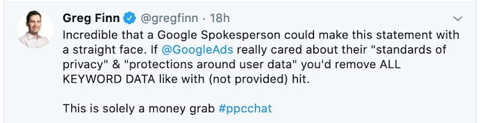 دیجیتال مارکترهای توییتر - توضیحات درباره محدودیت گزارش گوگل ادز