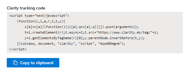 افزودن کد اسکریپت کلاریتی به Head سایت