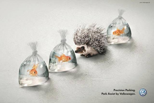 تبلیغ خلاقانه شرکت فولکس واگن برای پاک خودرو