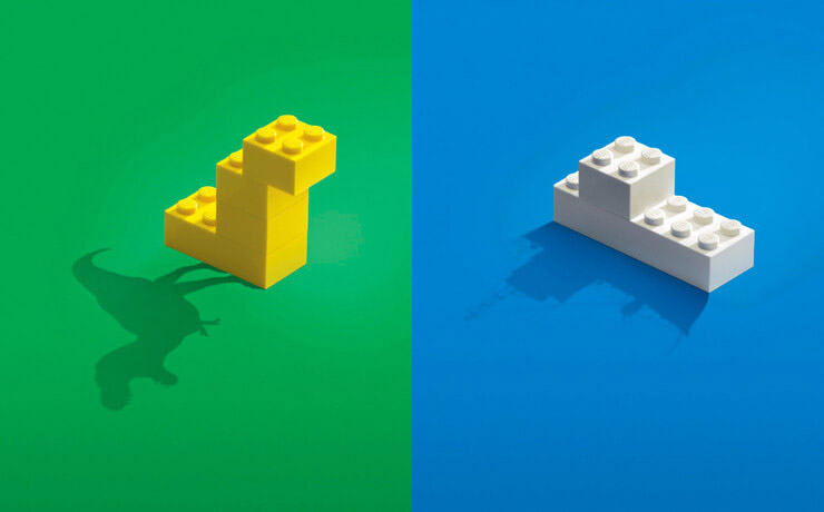 انواع تبلیغ خلاقانه شرکت Lego