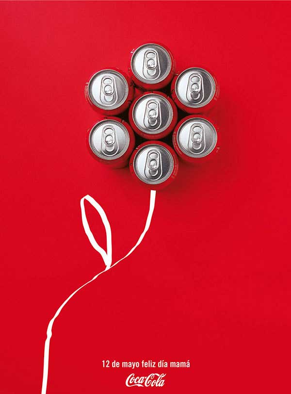 تبلیغ خلاقانه کوکا کولا به مناسبت روز مادر