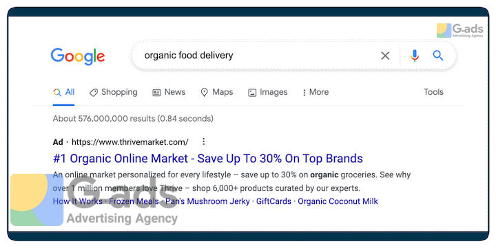 تکنیک استفاده حداکثری از اعداد - تبلیغات جذاب گوگل