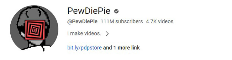 کانال یوتیوب PewDiePie