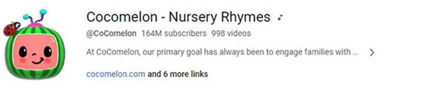 کانال یوتیوب Cocomelon