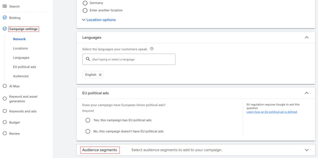 استفاده از مخاطبان In-Market در کمپین گوگل ادز - عکس 1