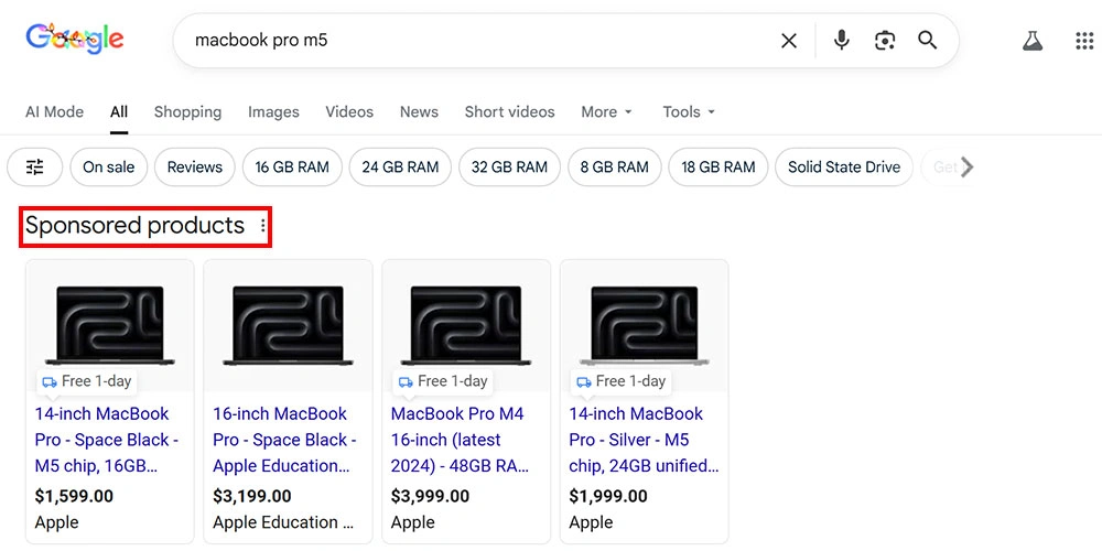 نمونه تبلیغات شاپینگ