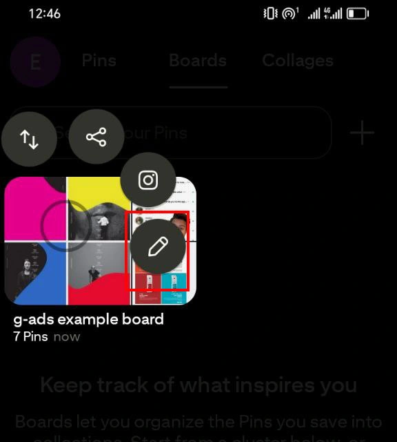 حذف Board از پینترست - عکس 1